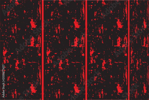 A Abstract Red Grunge Vertical Stripe Texture Background with Dark Distressed Pattern Design