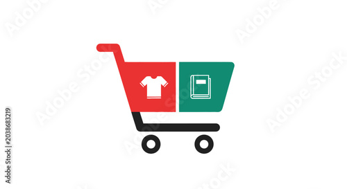 Shopping Cart Icon Ecommerce Symbol.