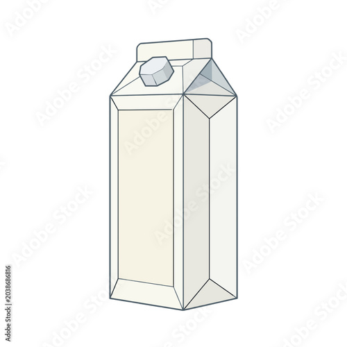 Carton of milk packaging