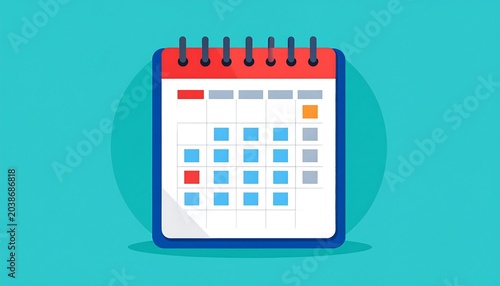 Calendar with time management.
