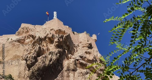 Sand castle up on the mountain