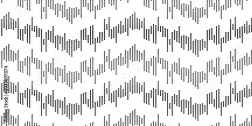 Bild auf Leinwand Abstract monochrome op art background with sharp geometric zig-zag line texture