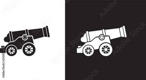 canon glyph icon, vector 
