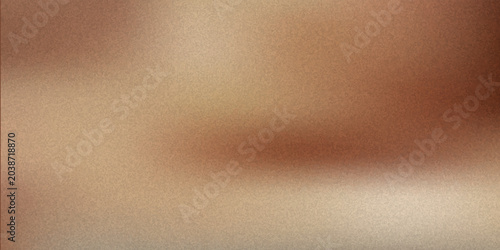 Dark brown gradient background with warm beige liquid waves. Aesthetic gold, blurry, grainy gradation bg with noise texture and latte, chocolate, caramel colors