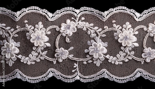 White Lace Borders