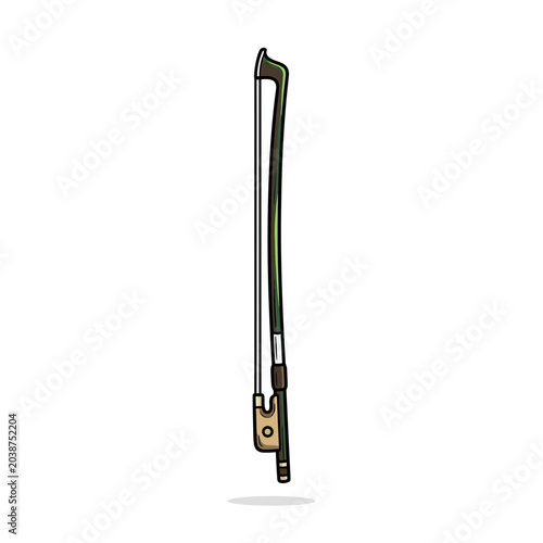 Photos Violin bow vector illustration