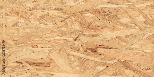 Close up of OSB or Oriented Strand Board texture background