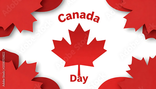 Happy Canada Day Greeting Card
