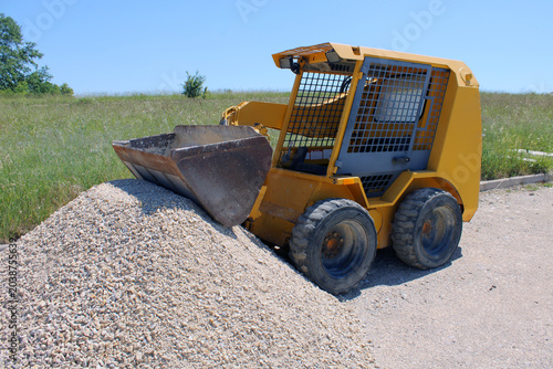 Mini-chargeuse, engin de chantier