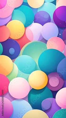 Colorful Circle Abstract. (1)