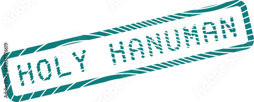 Fotografija Holy Hanuman devotional rubber stamp illustration for Hindu mythology and spirit