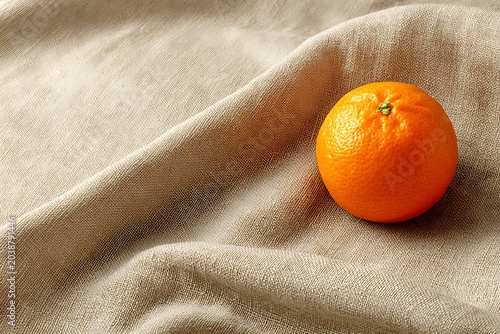 orange on the table