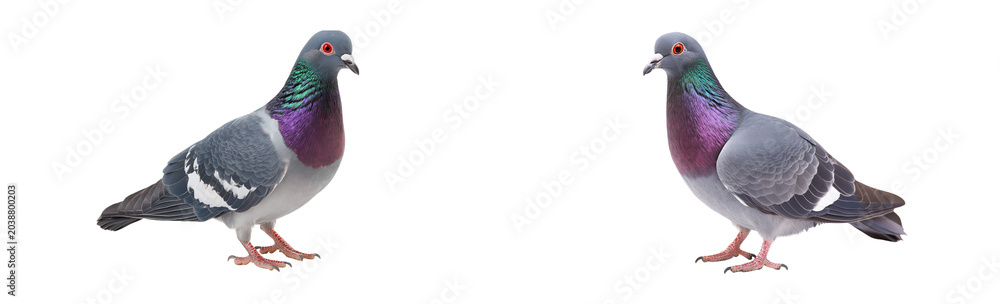 Obraz premium Pigeon bird isolated on transparent background