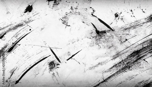 Overlay Brush Grunge Textured Rough Black Scratches Splatter Grunge Distressed Background Transparent Background