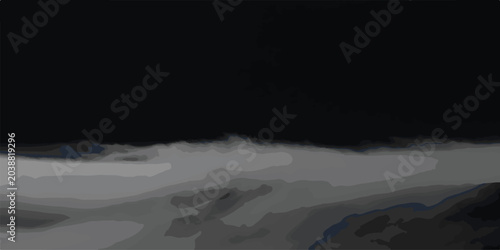 Photos Dramatic dark clouds hovering over misty mountain peaks with mountain range weat