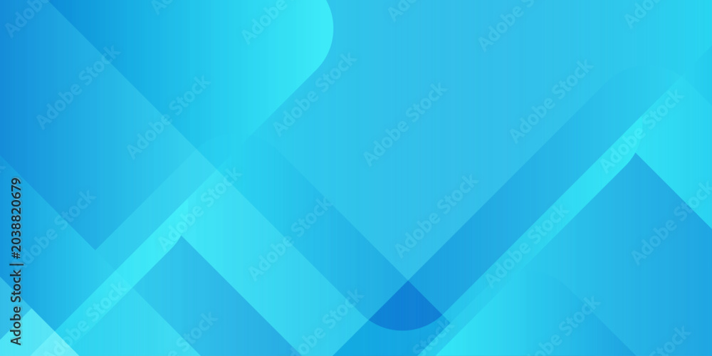 Obraz premium A dynamic abstract background with interlocking geometric shapes and a gradient of cool blue hues evokes a sense of modern elegance and technological sophistication.