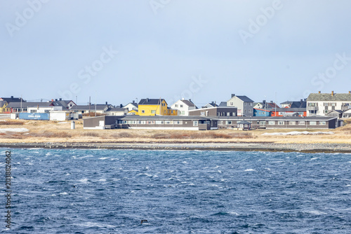 Part of Vardø seen from the coastal route