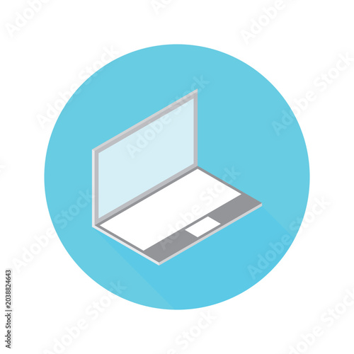 Laptop Computer Technology Icon Vector