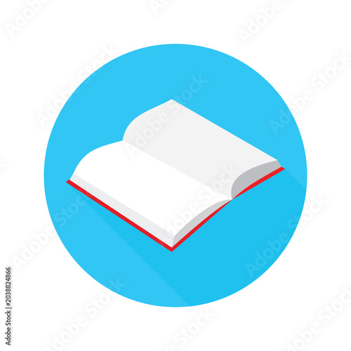 Open Book Education Icon Vector
