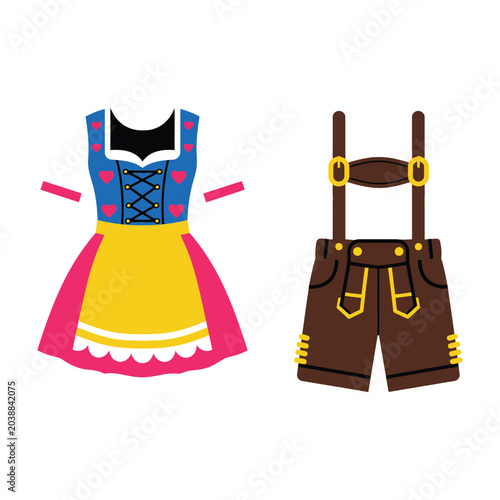 Photos traditional german clothing dirndl and lederhosen