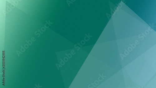 Konstfotografi Teal and green polygon facets form a smooth abstract background with gentle depth and a clean futuristic mood, great for technology and brand designs