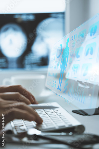 AI Brain Scan Medical Diagnostic Technology