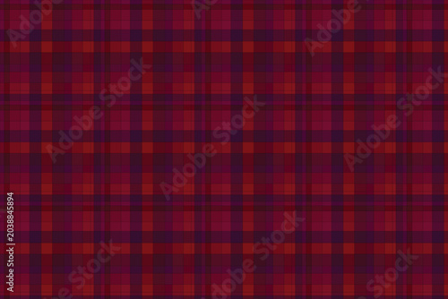 Deep burgundy and dark red tartan plaid fabric pattern with checkered burgundy background material scottish clothing traditional fabricdesign decorative
