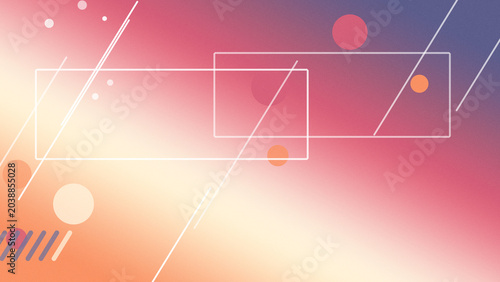 фотографія Overlapping UI-style rectangles float with glowing dots and streaking lines in a vibrant pink-blue gradient, conveying creativity and momentum
