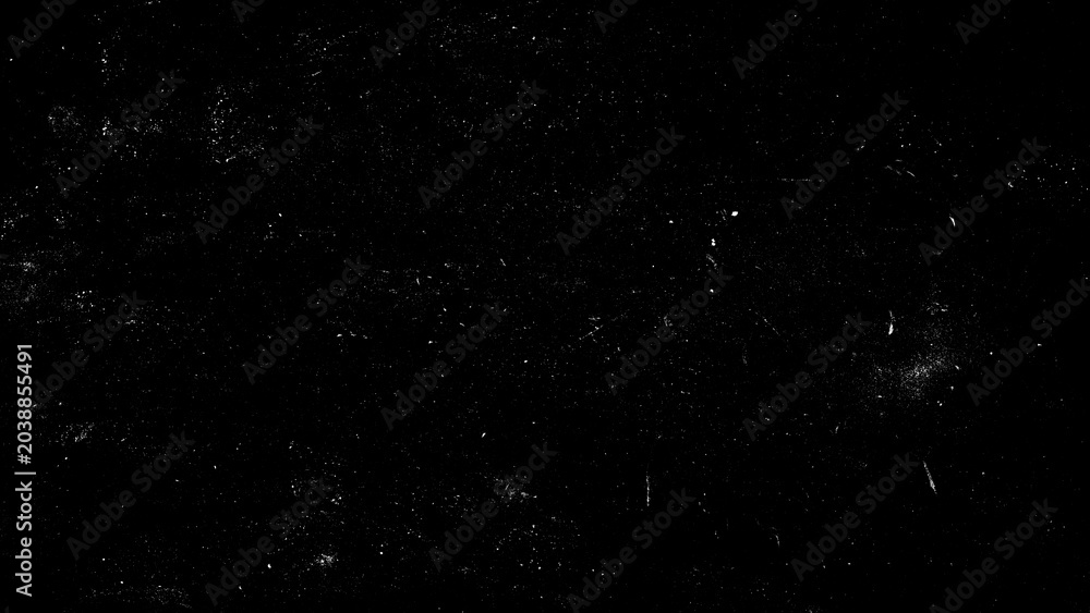 Fototapeta premium Abstract dark grainy texture with subtle dust noise overlay creating vintage photography film effect for creative graphic design projects with deep black background tone.