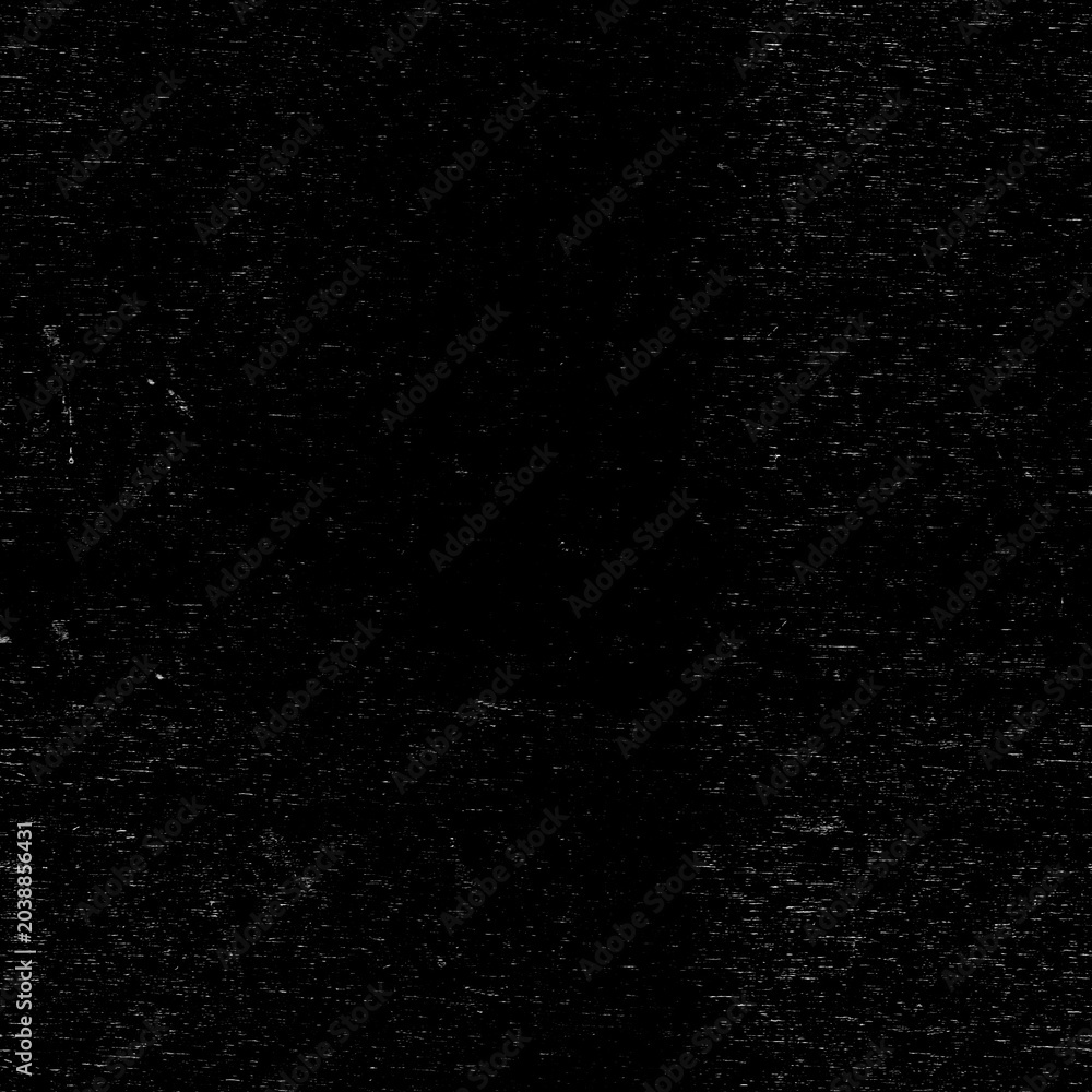 Obraz premium Seamless black grunge texture background with subtle light noise and fine scratches for professional graphic design projects requiring dark moody and cinematic visual depth.
