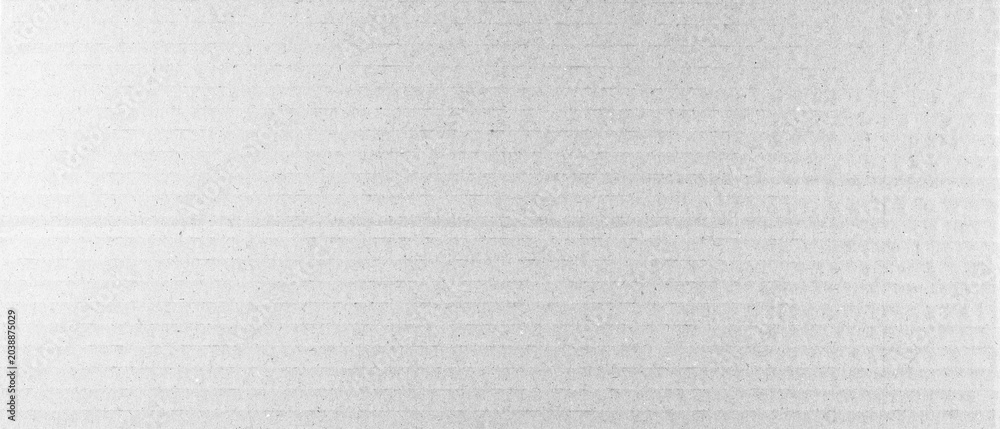 Fototapeta premium Blank white gray grey striped craft paper, kraft paper, cardboard material with recycled fiber, grunge pattern, carton box texture background