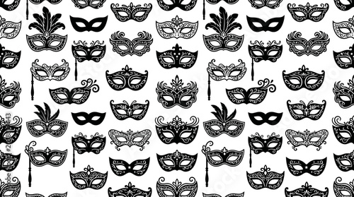 Vibrant masquerade masks displayed in a festive arrangement on 2026-05-27.