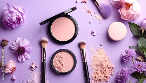 Lovely makeup & flowers