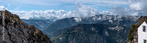 Bayerischzell, Deutschland; Panorama vom Wendelstein