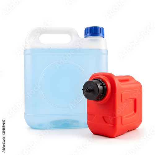 Automotive emergency water container for summer road trip preparedness