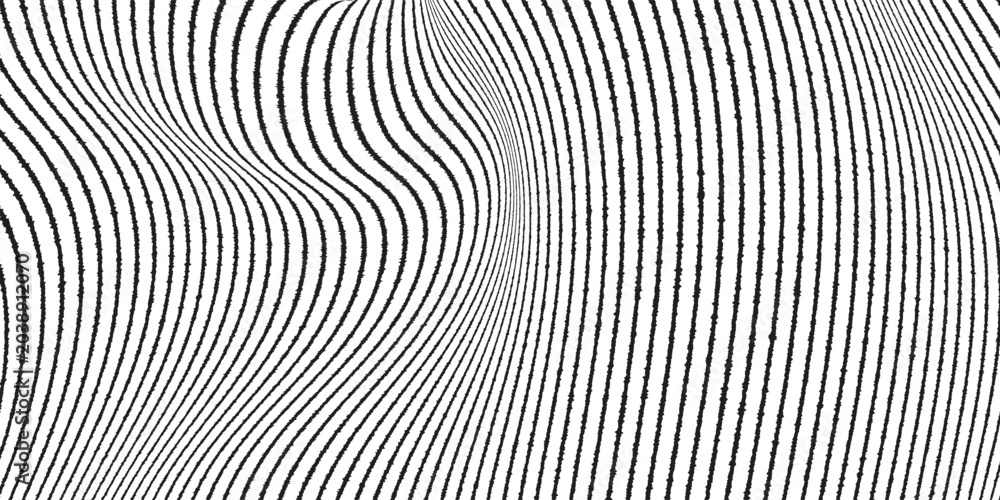 Ταπετσαρία Monochrome Organic Line Texture with Fluid Curves background illustration