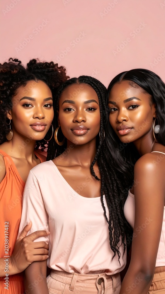 Obraz premium African Beauty Trio.
