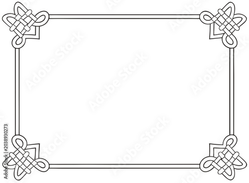 Vintage ornate floral vector frame border design illustration with decorative scroll leaves and banner style ornament silhouette elementVintage ornate floral vector frame border design illustration wi