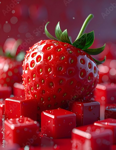 Juicy red berry delight
