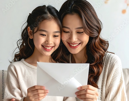 Happy mother & daughter