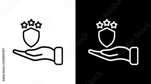Photos Regard Black White Icon Set Design