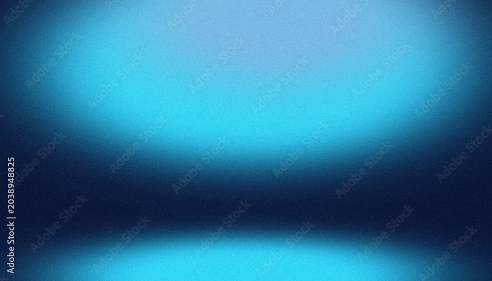 Obraz premium Abstract Blue Gradient Background. Soft Neon Light Reflection. Luminous Atmospheric Glow Texture. Digital Horizon Energy Portal