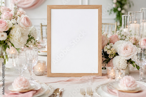 frame mockup wedding bouquet