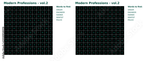 Autumn Word Search Puzzle with Highlighted Answers  