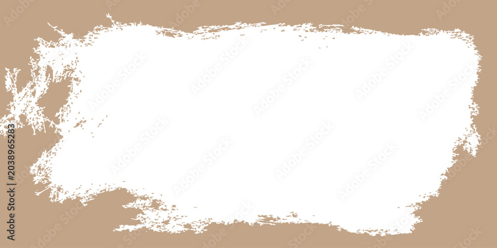 Fototapeta premium Brown background with white grunge texture vector illustration element
