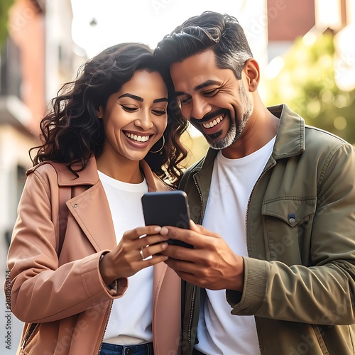 Couple shares screen