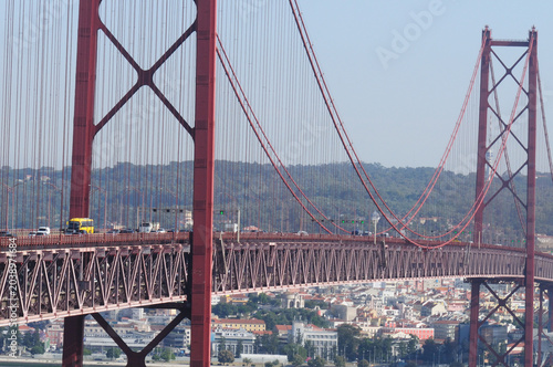 Tableau sur toile suspension bridge, ponte 25 de abril, lisbon