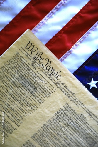 Bild auf Leinwand Constitution of the United States