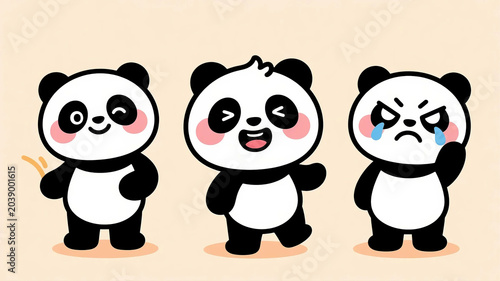 panda set