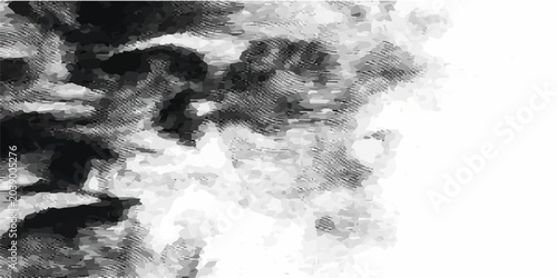 Foto Vector engrave smoke waves flow texture background